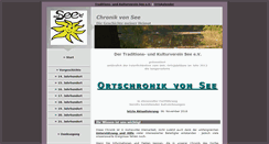 Desktop Screenshot of chronik-see.de