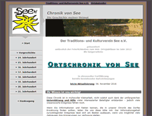 Tablet Screenshot of chronik-see.de